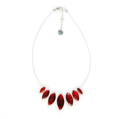 Red Petal Classic Necklace | The Jewellery Stop