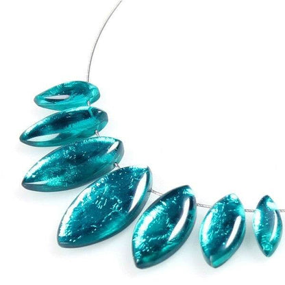 Teal Petal Classic Necklace