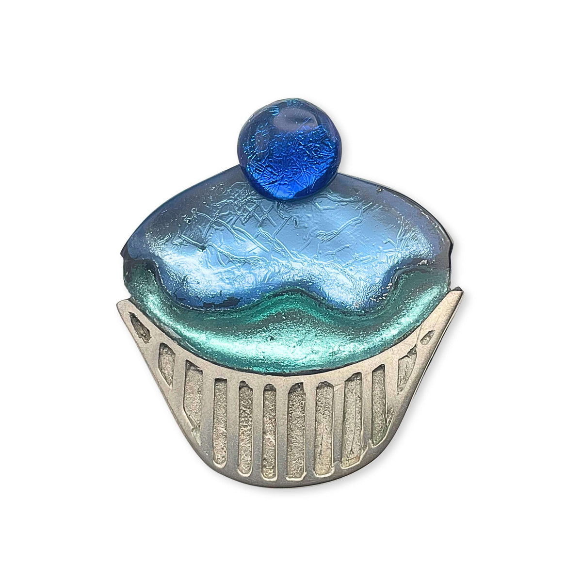 Glacier Cupcake Brooch