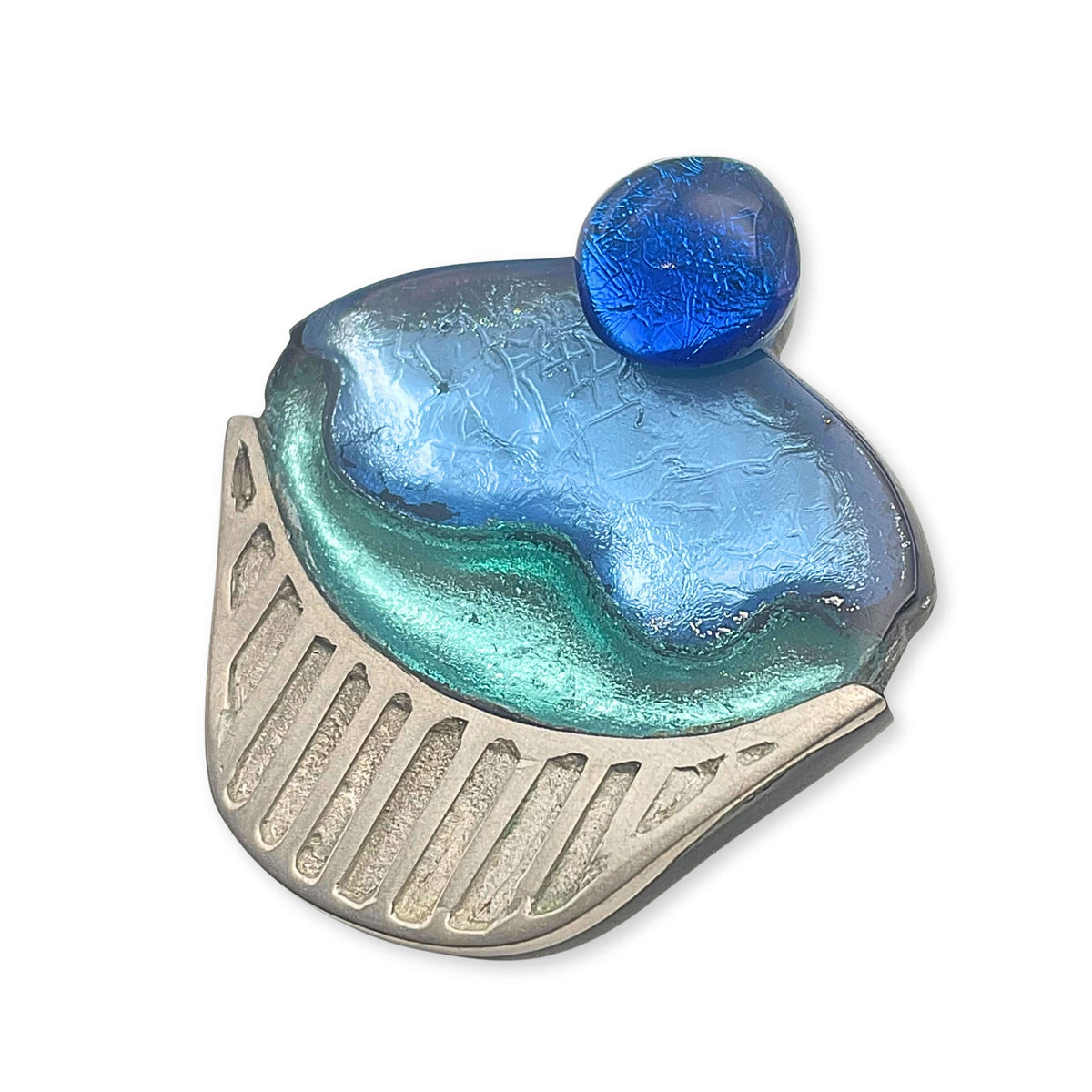 Glacier Cupcake Brooch
