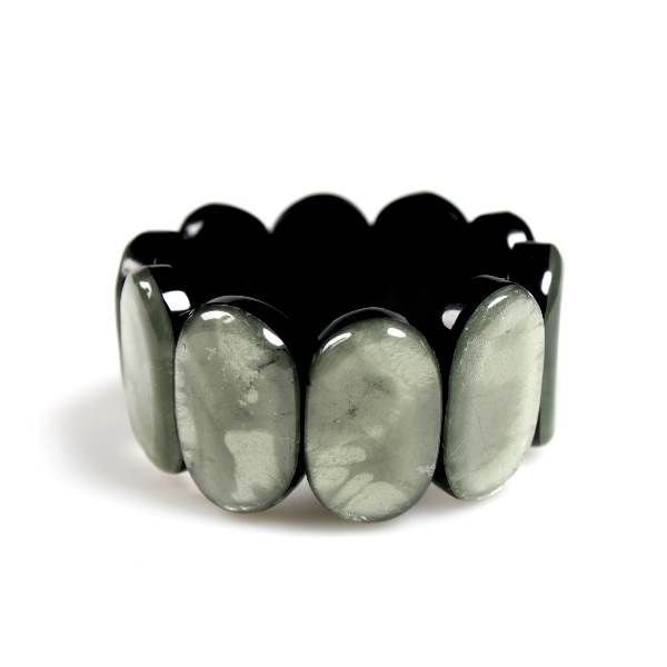 Moss Antique Pebble Bangle | The Jewellery Stop
