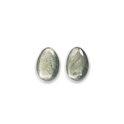 Moss Antique Pebble Stud Earrings | The Jewellery Stop