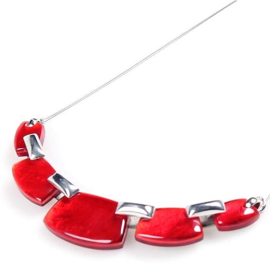 Red Shields Necklace | The Jewellery Stop