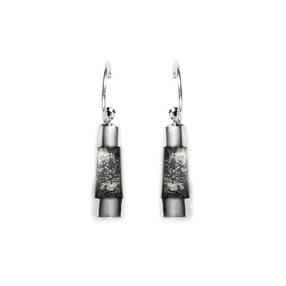 Charcoal Nuevo Creole Earrings