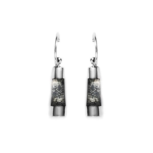 Charcoal Nuevo Creole Earrings
