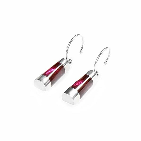 Pink Nuevo Creole Earrings