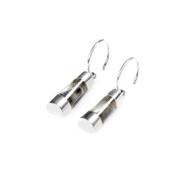 Silver Nuevo Creole Earrings