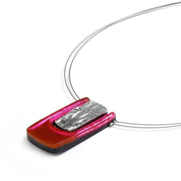 Fiesta Textured Rectangle pendant