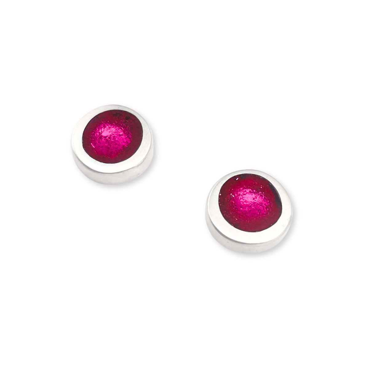 Pink Traffic Lights Single Stud Earrings