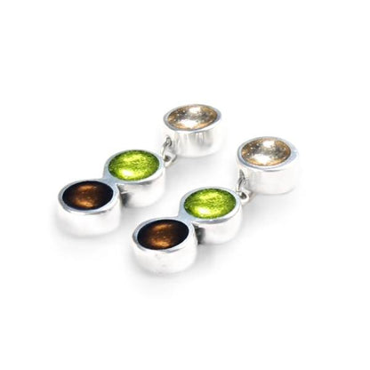 Forest Traffic Lights 3 piece drop stud Earrings | The Jewellery Stop