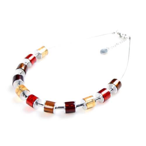 Toffee Tubes Chunky Necklace | The Jewellery Stop