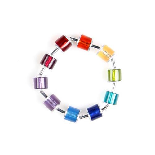 Rainbow Tubes Chunky Bracelet | The Jewellery Stop