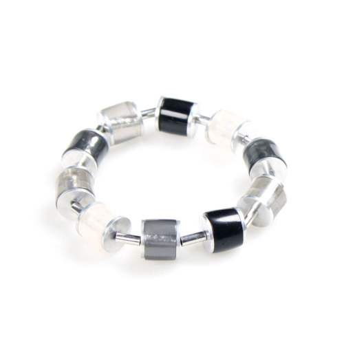 Steel Tubes Chunky Bracelet | The Jewellery Stop