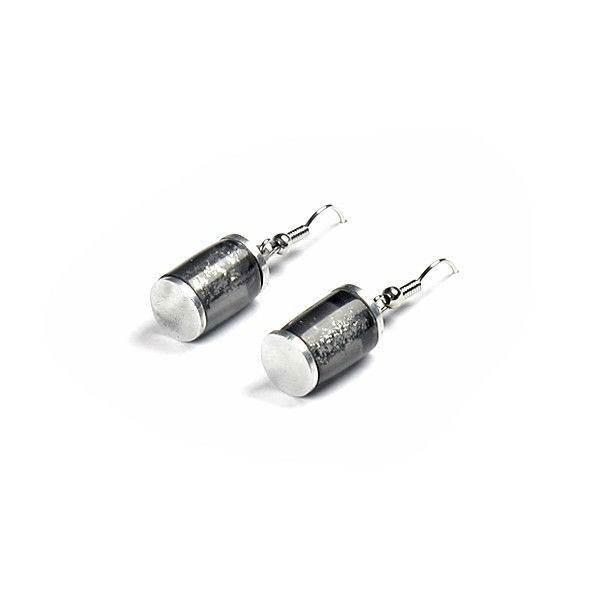 Steel Tubes Fish Hook Earrings | The Jewellery Stop