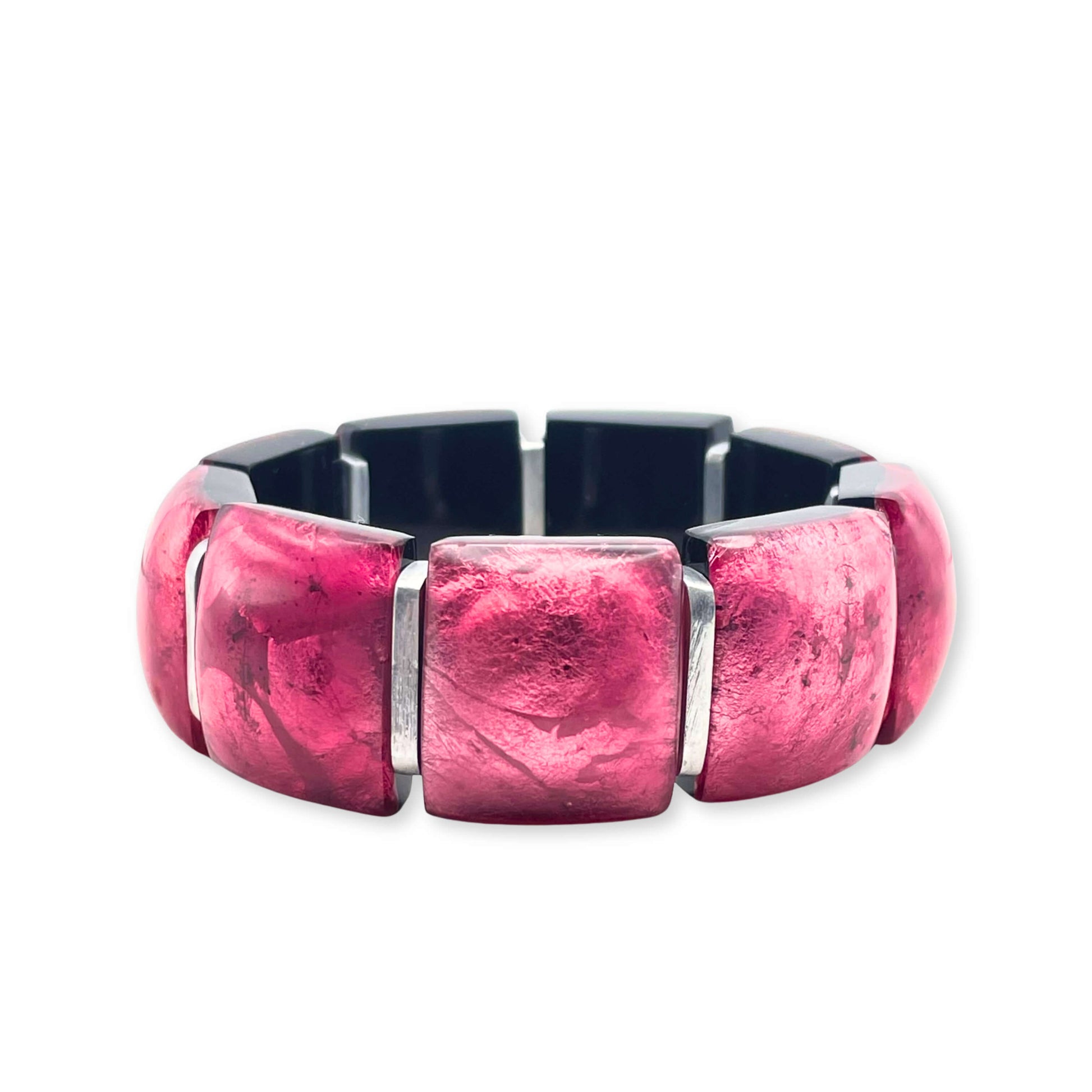 Cerise Antique Square Bangle