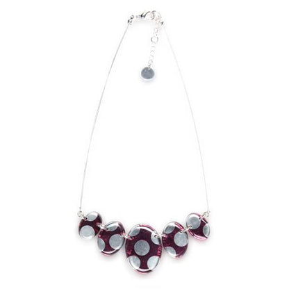 Pink Polka Dot Necklace