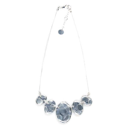 Silver Polka Dot Necklace