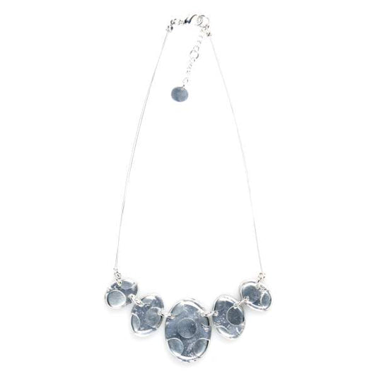 Silver Polka Dot Necklace