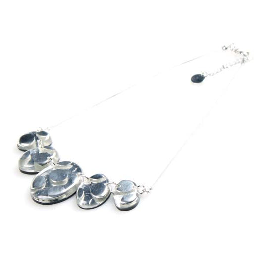 Silver Polka Dot Necklace