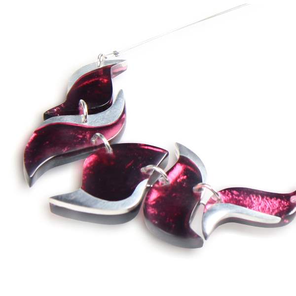 Pink Flame Necklace | The Jewellery Stop