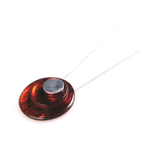 Red Stacked Circle Pendant | The Jewellery Stop