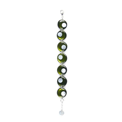 Green Stacked Circle Bracelet | The Jewellery Stop