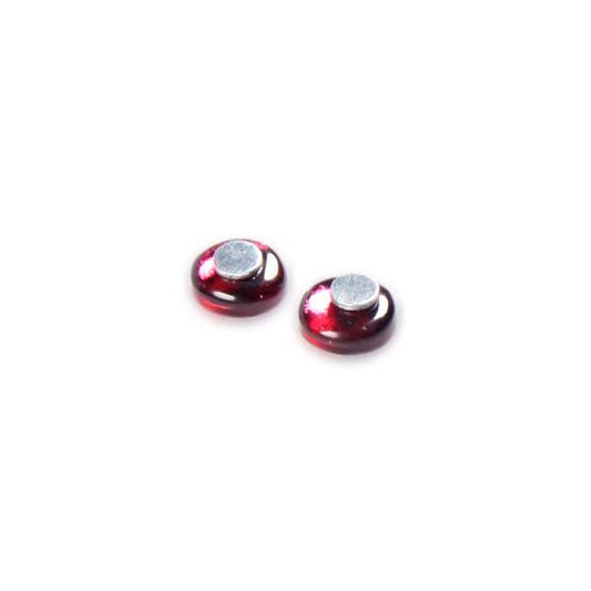 Pink Stacked Circle Classic Stud Earrings | The Jewellery Stop