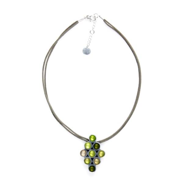 Forest Traffic Lights Diamond Pendant
