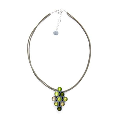 Forest Traffic Lights Diamond Pendant