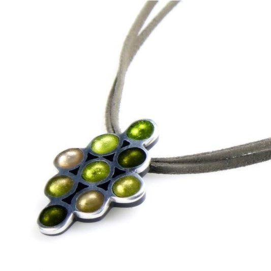 Forest Traffic Lights Diamond Pendant