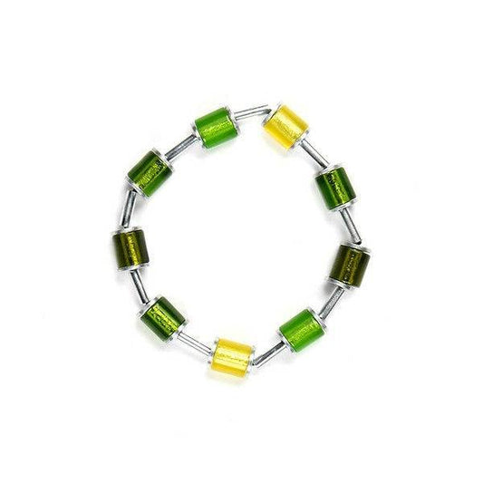 Peridot Tubes Bracelet