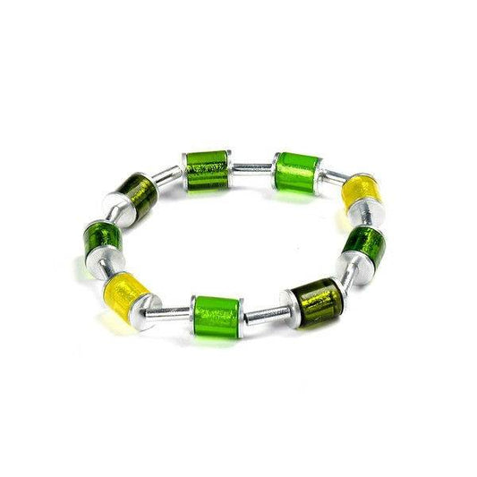 Peridot Tubes Bracelet