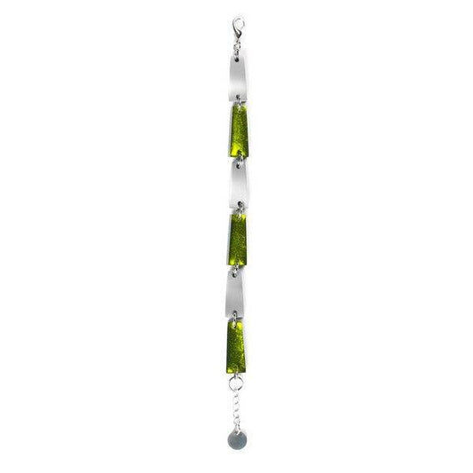Olive Pinstripe Bracelet | The Jewellery Stop