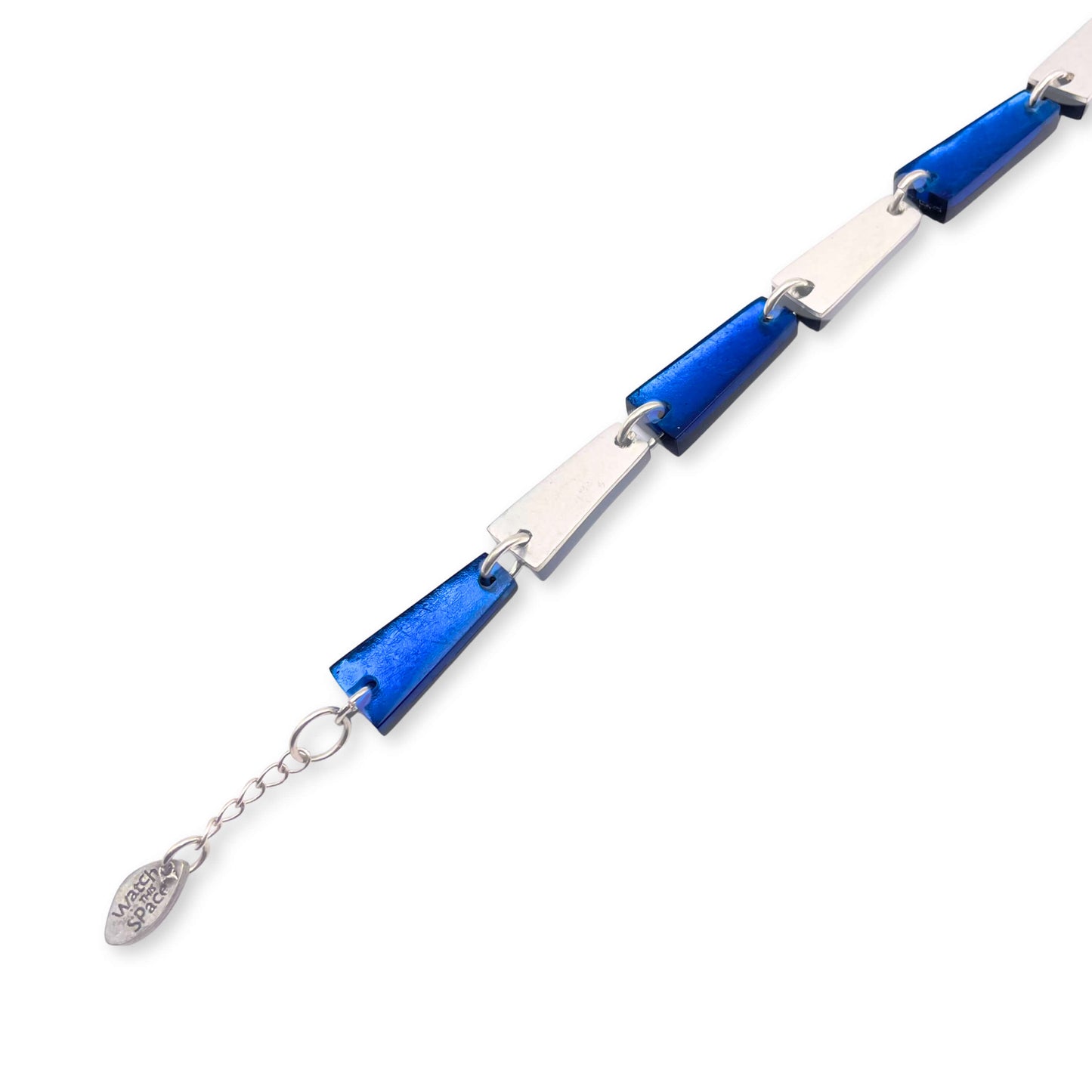 Navy Pinstripe Bracelet