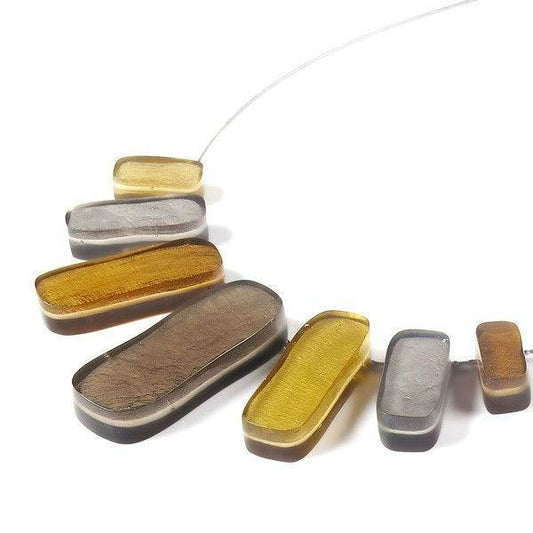 Metallics Tiles Necklace | The Jewellery Stop