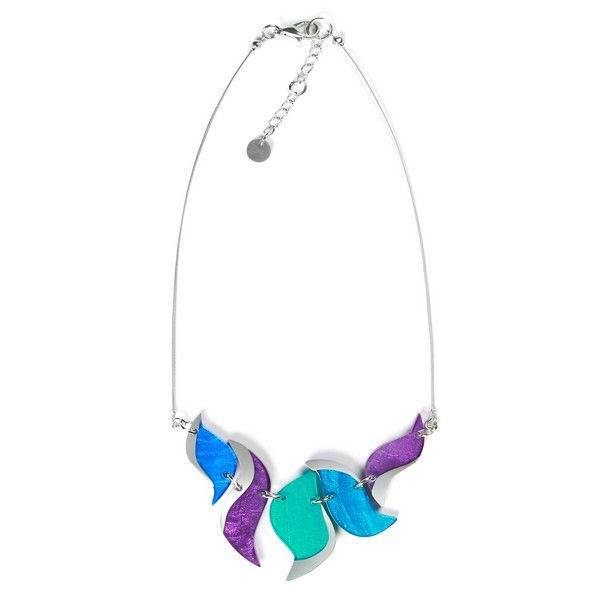Peacock Flame Shell Necklace | The Jewellery Stop
