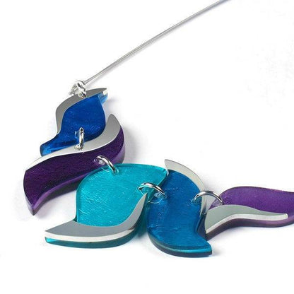 Peacock Flame Shell Necklace | The Jewellery Stop