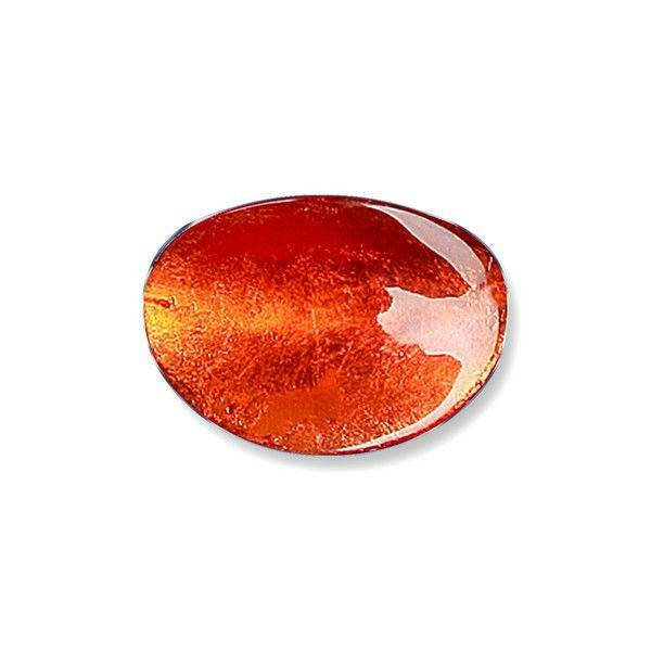 Orange Curved Ovals Brooch | The Jewellery Stop