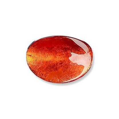Orange Curved Ovals Brooch | The Jewellery Stop