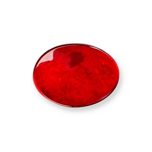 Red Curved Ovals Brooch | The Jewellery Stop