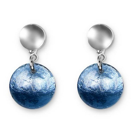 Sky Antique Circles Double Drop Stud Earrings | The Jewellery Stop