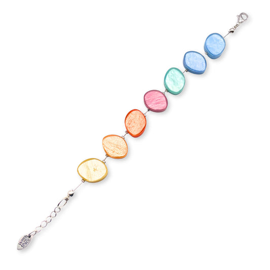 Pastels Floating Shell Bracelet