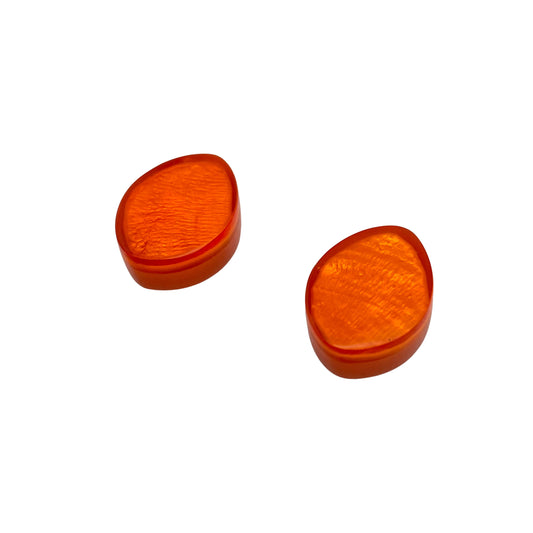 Spice Floating Shell Stud Earrings