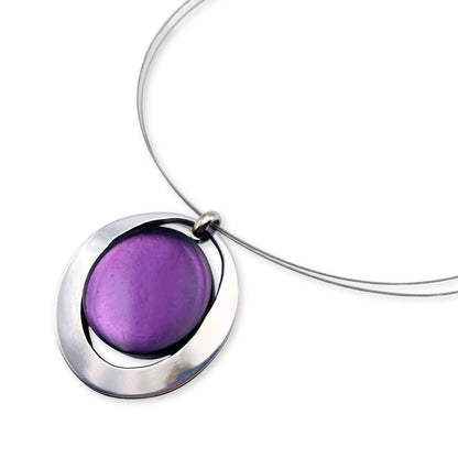 Lilac Eclipse Pendant