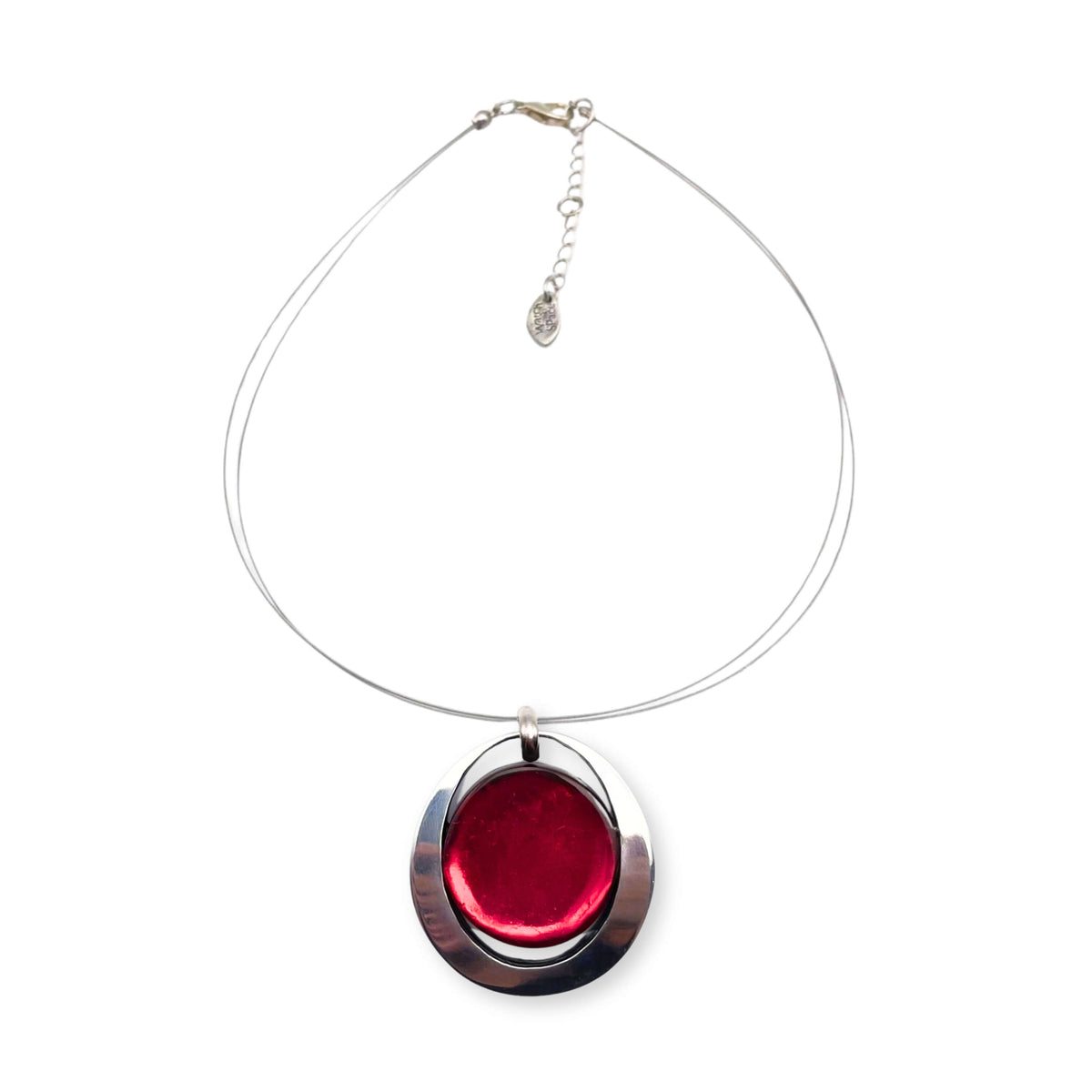 Raspberry Eclipse Pendant