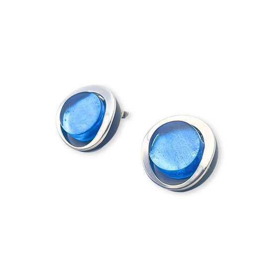Sky Eclipse Clip Earrings