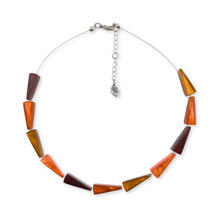 Pumpkin Fan Necklace