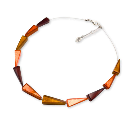 Pumpkin Fan Necklace