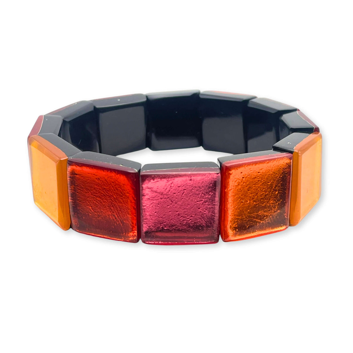 Carnival Square Buttons Bangle