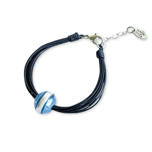 Sky Aluminium Ball Bracelet